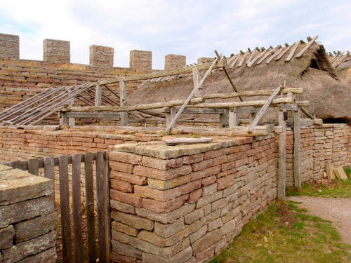 Viking Fortress Interior Structures.